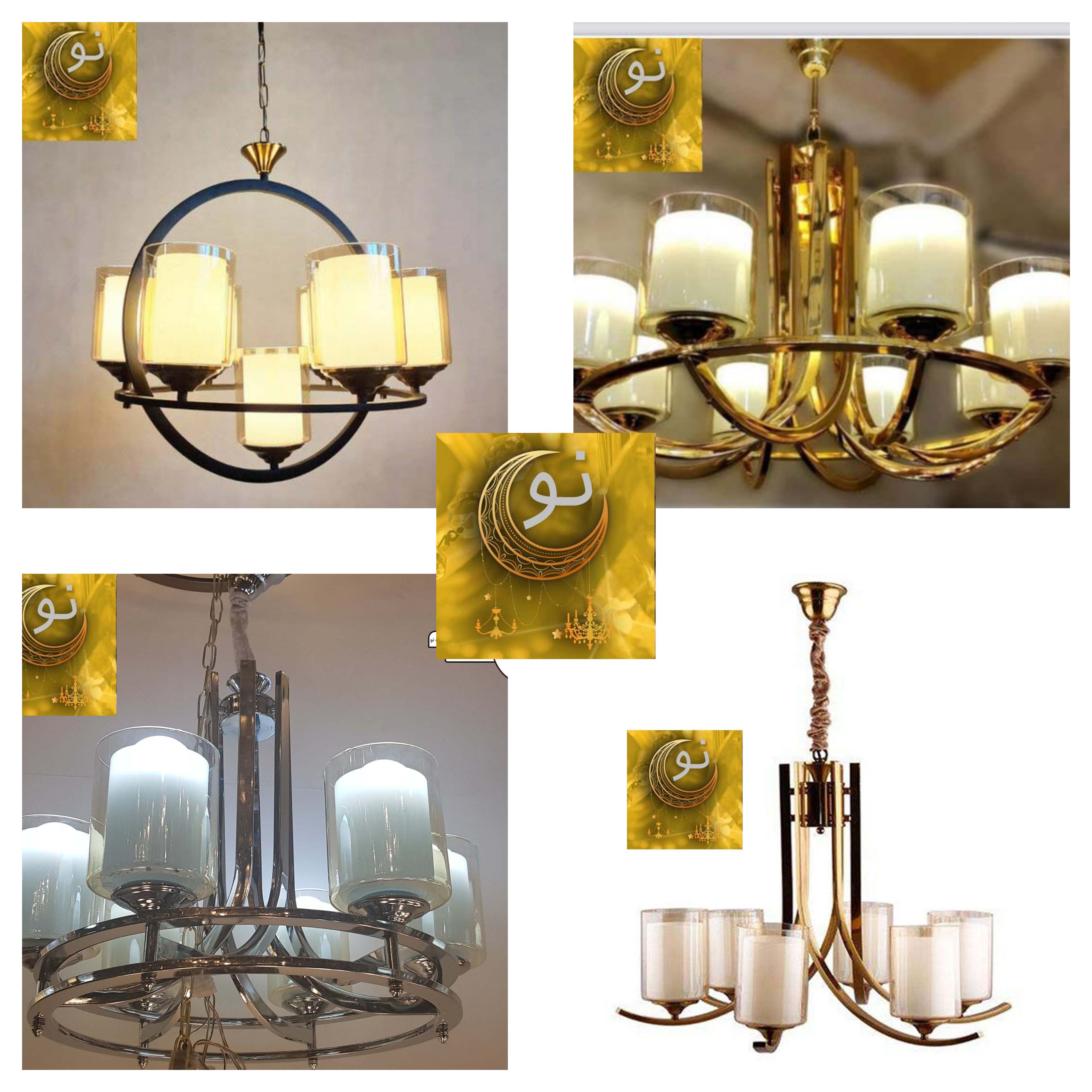 لوستر مدرن آویزی پروفیلی طرح اروپایی و لهستانی