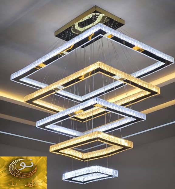 ۱۰ + ۱۲ مدل و قیمت لوستر پذیرایی جدید و مدرن ارزان و شیک (آشپزخانه و اتاق خواب)