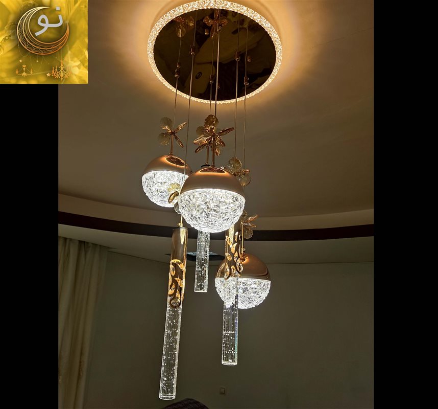 ۱۷ لوستر جدید پذیرایی فوق مدرن ترند شده ۲۰۲۴