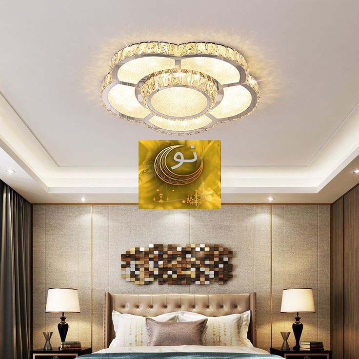 گران نخرید! شیک‌ترین لوسترهای جدید و ارزان برای اتاق خواب