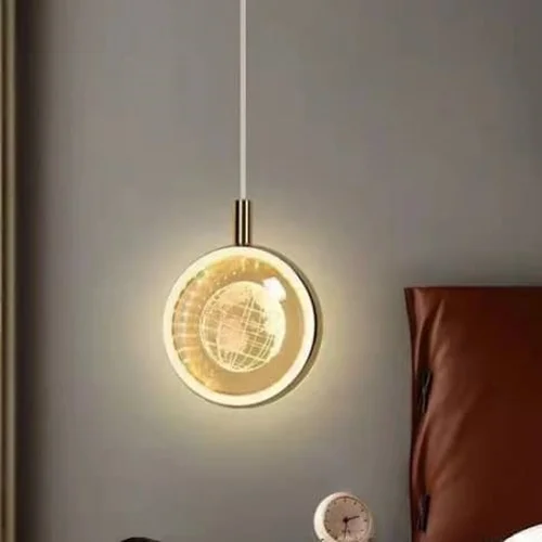 لوستر  فوق مدرن آویزی گوی طرح نقشه غیر کریستال    کد MAH_M_270