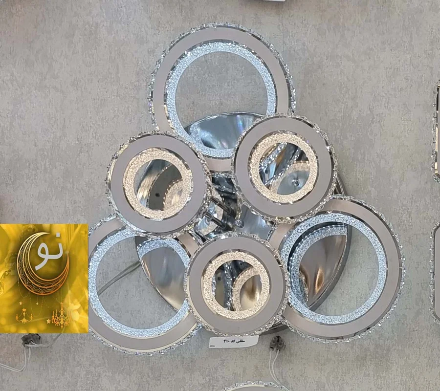 لوستر  مدرن و فانتزی و لوکس کد 3_635