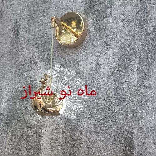 لوستر دیواری-آویزی فوق مدرن پرنده  طرح طاووس