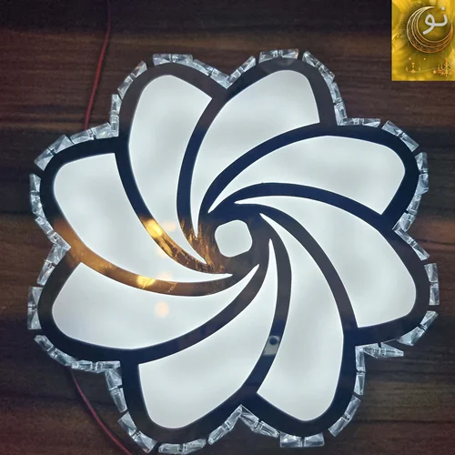 لوستر سقفی ارزان جدید و مدرن سقفی طرح رز سایز 30 cm  کد 464