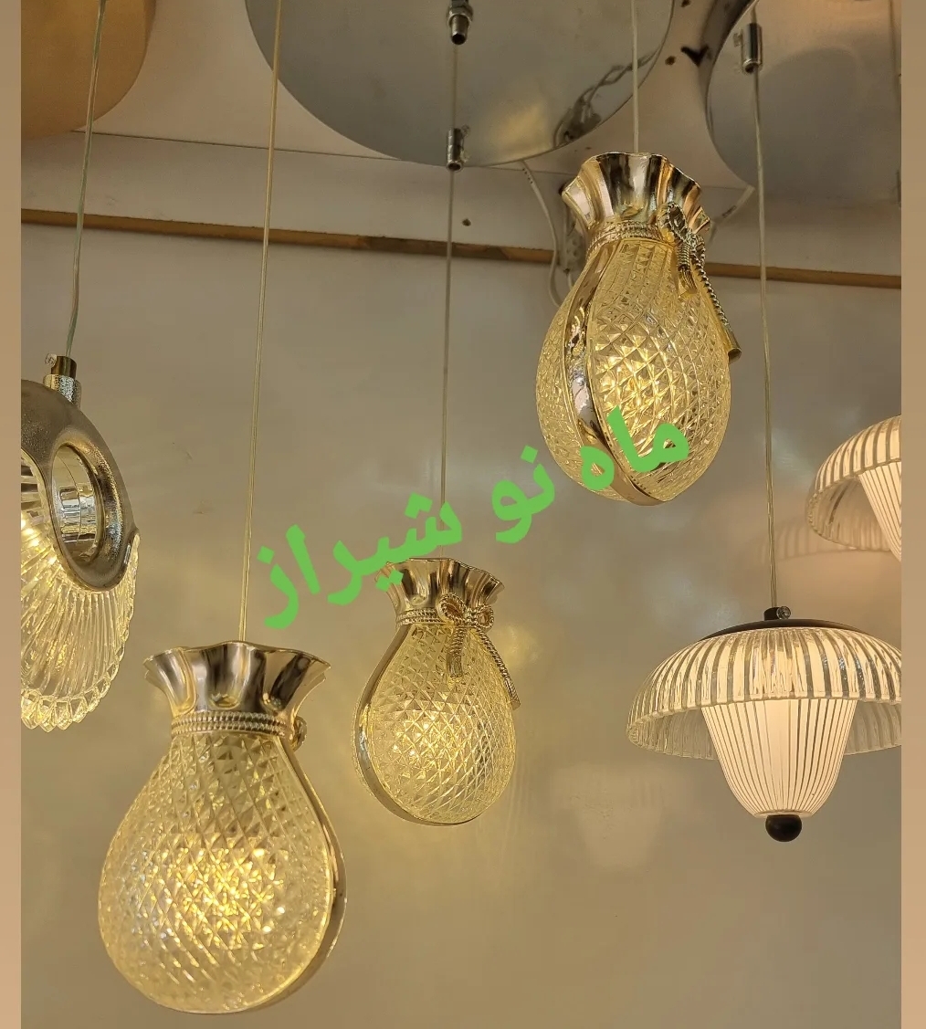 لوستر  فوق مدرن آویزی  تک شعله   کد MAH_E_291