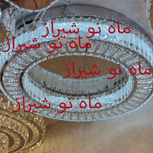 لوستر سقفی جدید پذیرایی طرح نسیم سایز Cm 60