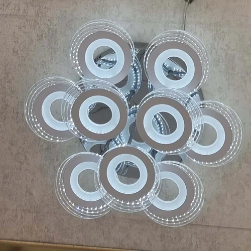 خرید و قیمت لوستر پذیرایی و خواب مدرن  طرح دایره  کد 6_633